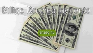 Billige lån med lav rente