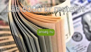 Lån 6000 kr rentefrit