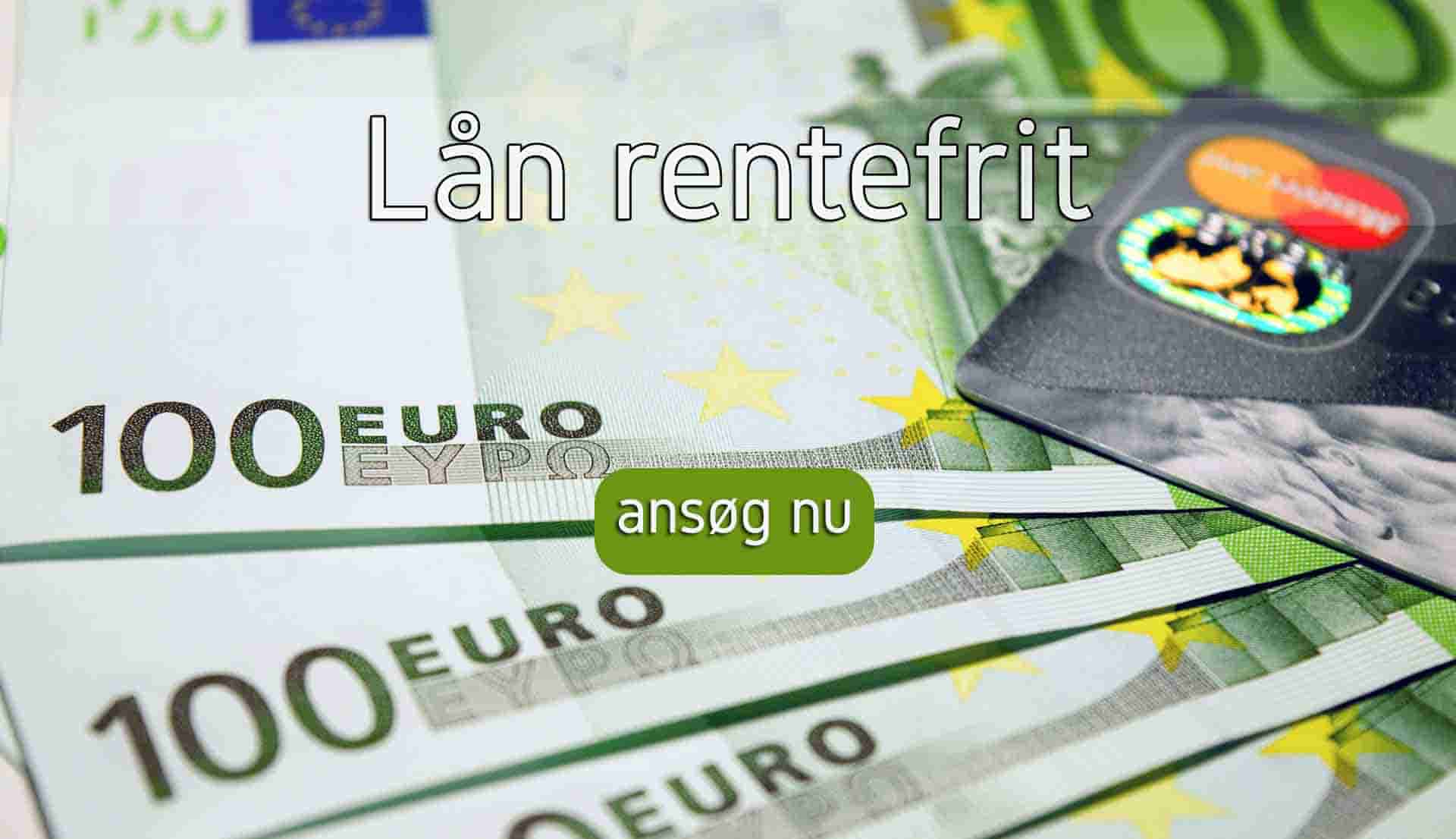 Lån rentefrit