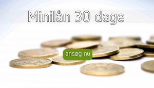 Minilån 30 dage