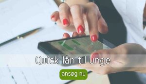 Quick lån til unge